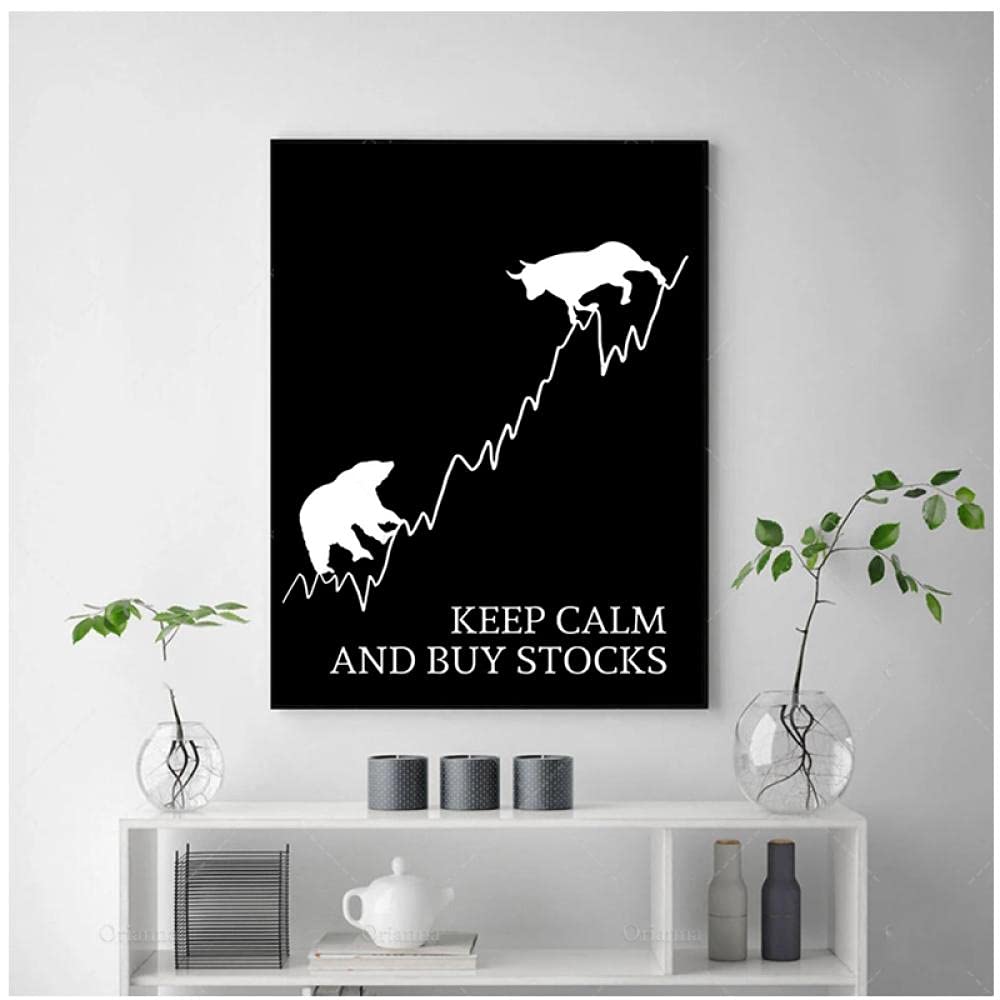 BINGJIACAI Grafiek Patronen Trading Forex Motivationele Poster Stock Market  Crypto Wall Street Canvas Schilderij Muur Art Foto Print Office  Decor-40x60cm Unframed : Amazon.nl: Arts & Crafts