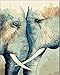 5D Diamond Painting Kit per Adulti, Elefante piangente Diamond Painting Kit Completo, DIY Strass Ricamo Punto Croce Arte Artigianato, Pittura Diamante per Casa e Pareti Decorazione 90x160cm