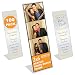Slanted Photo Booth Frames with Silver Inserts for 2x6 Photo Strips (100)