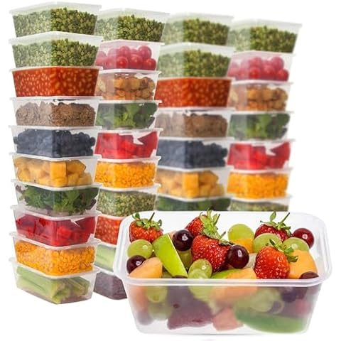 CHEF ROYALE 10 Pack Food Storage Containers Cover
