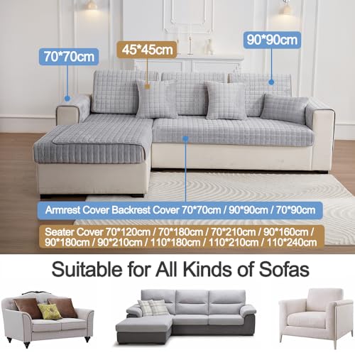 NUODWELL Thickened Sofa Slipcover 1/2/3/4 Seater - Image 3