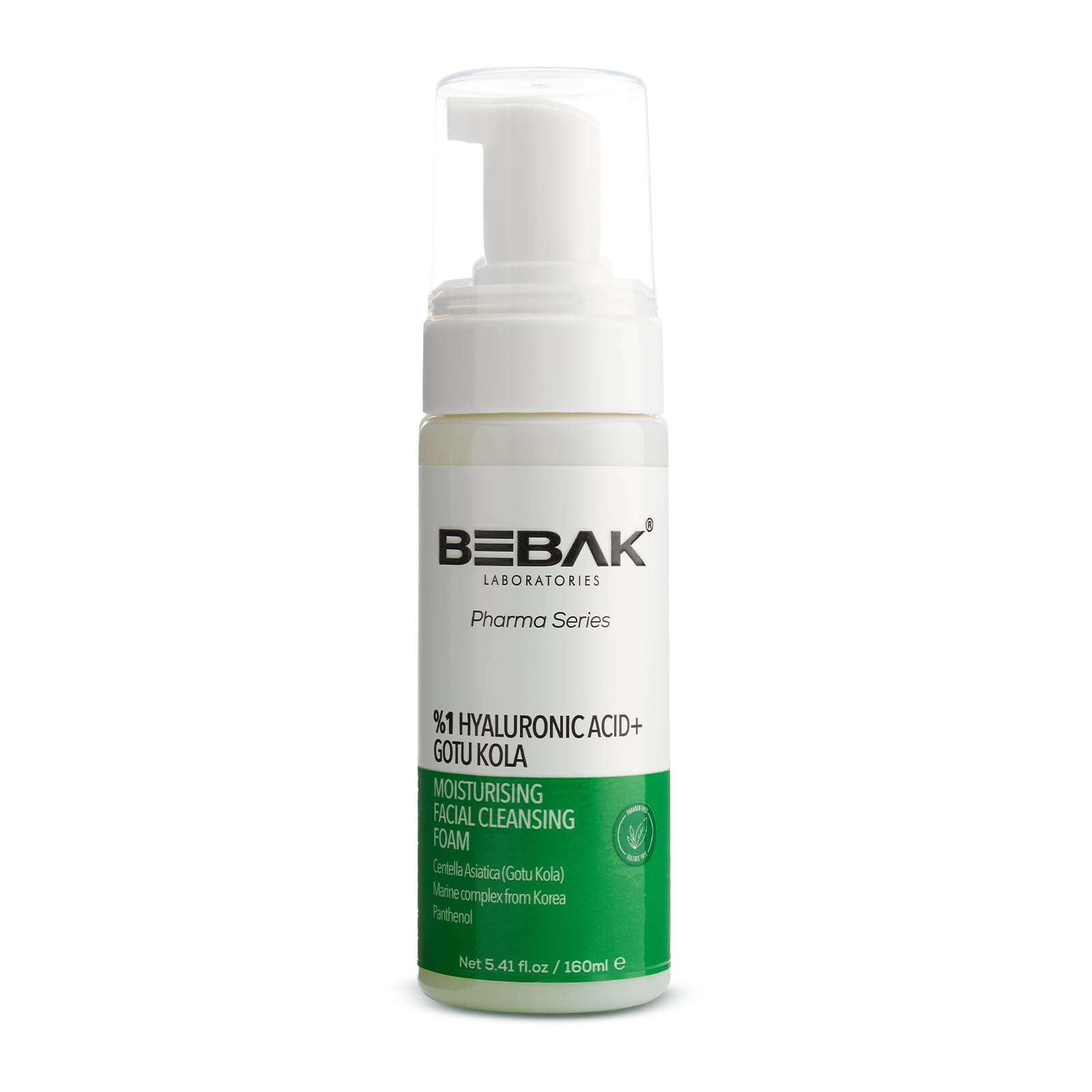 Bebak Pharma Nemlendirici Sıkılaştırıcı Temizleme Köpüğü 160 ml