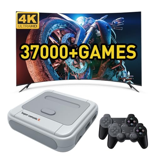 Kinhank Super Console X Retro Video Game Console Built in 37,000+ Games,Emulator Console Compatible...