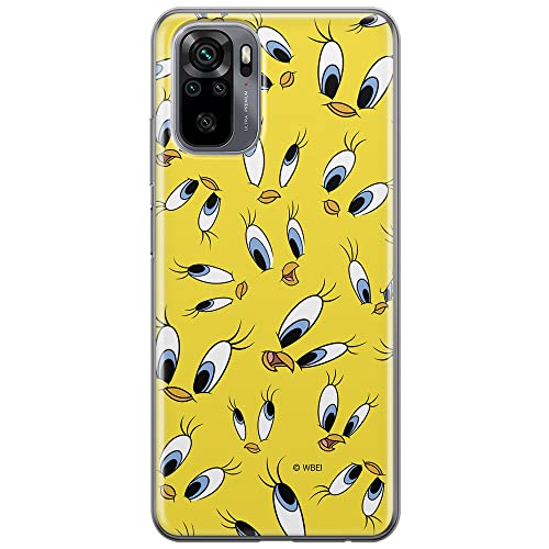 ERT GROUP mobile phone case for Xiaomi REDMI NOTE 10/ 10S original and officially Licensed Looney Tunes pattern Tweety 006 optimally adapted to the shape of the mobile phone