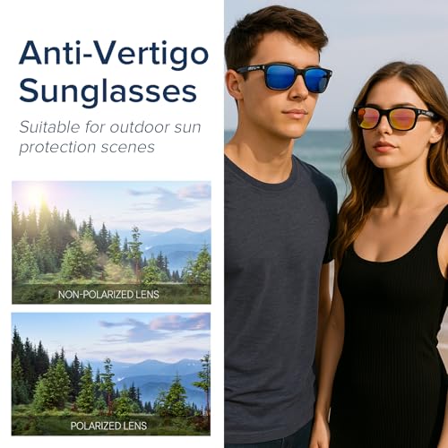 3-Pack Polarized Sunglasses – UV400 Color Mirror Lens for Teens Young Women,Lightweight Rectangular Frame Small Faces3