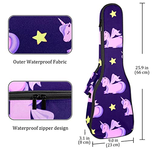 Housse de ukulélé licorne avec étoiles pour concert soprano ténor de 58,9 cm d’épaisseur 10 mm d’épaisseur avec sangles… - Les Beatles, Paul McCartney, John Lennon, RIngo Starr, George Harrison Housse de ukulélé licorne avec étoiles pour concert soprano ténor de 58,9 cm d'épaisseur 10 mm d'épaisseur avec sangles… – Image 5