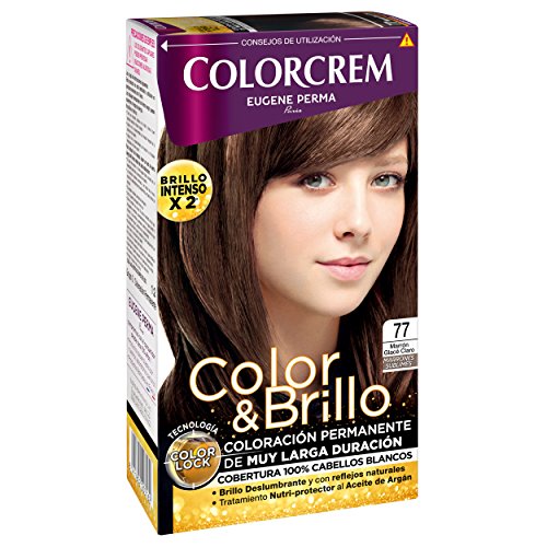 COLORCREM tinte Marrón Glace Claro Nº 77 caja 1 ud Cover