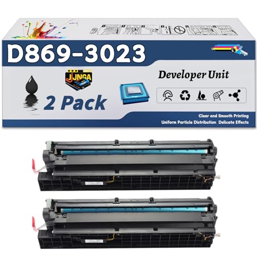 JJNGA D869-3023 Developer Unit is Compatible for Ricoh MP 2554SP 3053 3554SP 4054SP 4055SP 5054SP 5055SP 6054SP Printers (2-Pack Black)