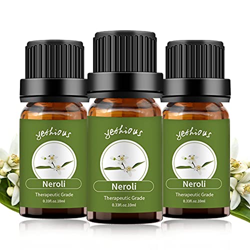 Neroli Essential Oil, Aromatherapy Gifts Oils 100% Pure Neroli Essential Oil for Mother's Day 10ML*Top 3 Set