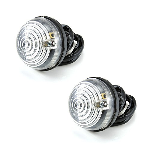 BRITPART FRONT SIDE LAMP 12V SET OF 2 COMPATIBLE WITH LAND ROVER SERIES II/IIA/III & DEFENDER UP TO 1995, PART # RTC5012