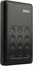 Encrypted Portable External Hard Drive - Netac K390 1TB USB 3.0 Keypad Lock 256-bit AES Physical Hardware Encryption Secure HDD Disk - coolthings.us
