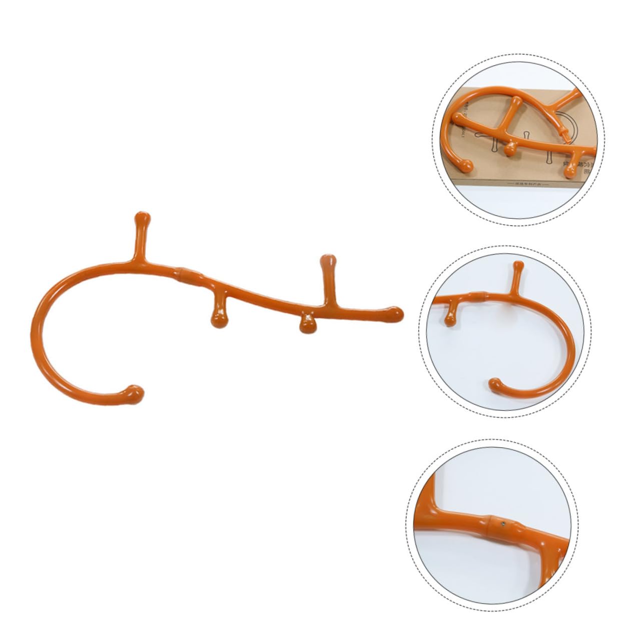 Yardwe Palo De Masaje De Mano Multifuncional Ligero Material Pp Resistente Alivio Muscular y Puntos Gatillo Para Cuello y Espalda Uso En Casa Oficina y Viaje