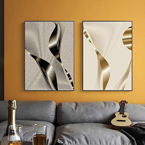 Affiche art mural abstrait pour rompre la monotonie des murs, toiles géométriques 50x70cm