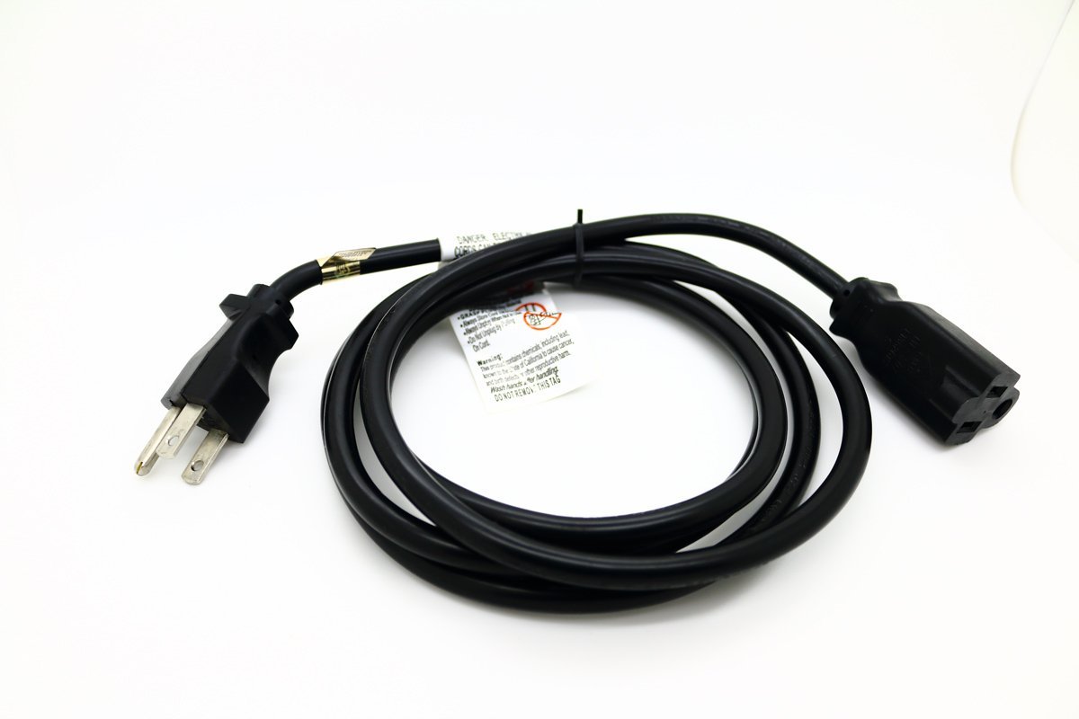 RiteAV - Cable de extensión de alimentación negro (certificado de entierro directo exterior)