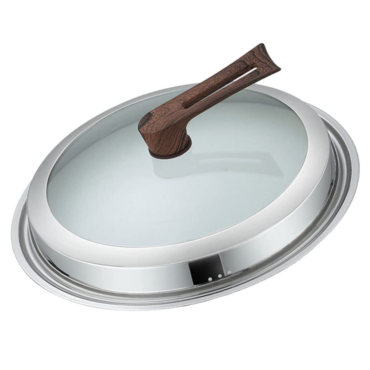 Mikinona Copertura Wok Visual Pot Coperchio per Cucina Coperchio Universale per Pentole e Padelle Padelle Multifunzione Pratico