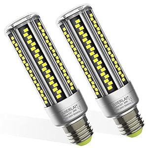 E27 LED 20W LED gloeilampen koud wit 6000K 2500LM vervanging 200W gloeilamp, LED maïs lamp E27 maïskolf LED lampen spaarlamp lampen, 2-pack