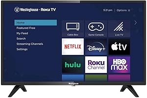 Westinghouse 32" 720P HD Roku Smart TV: Enjoy Crisp Entertainment with Roku