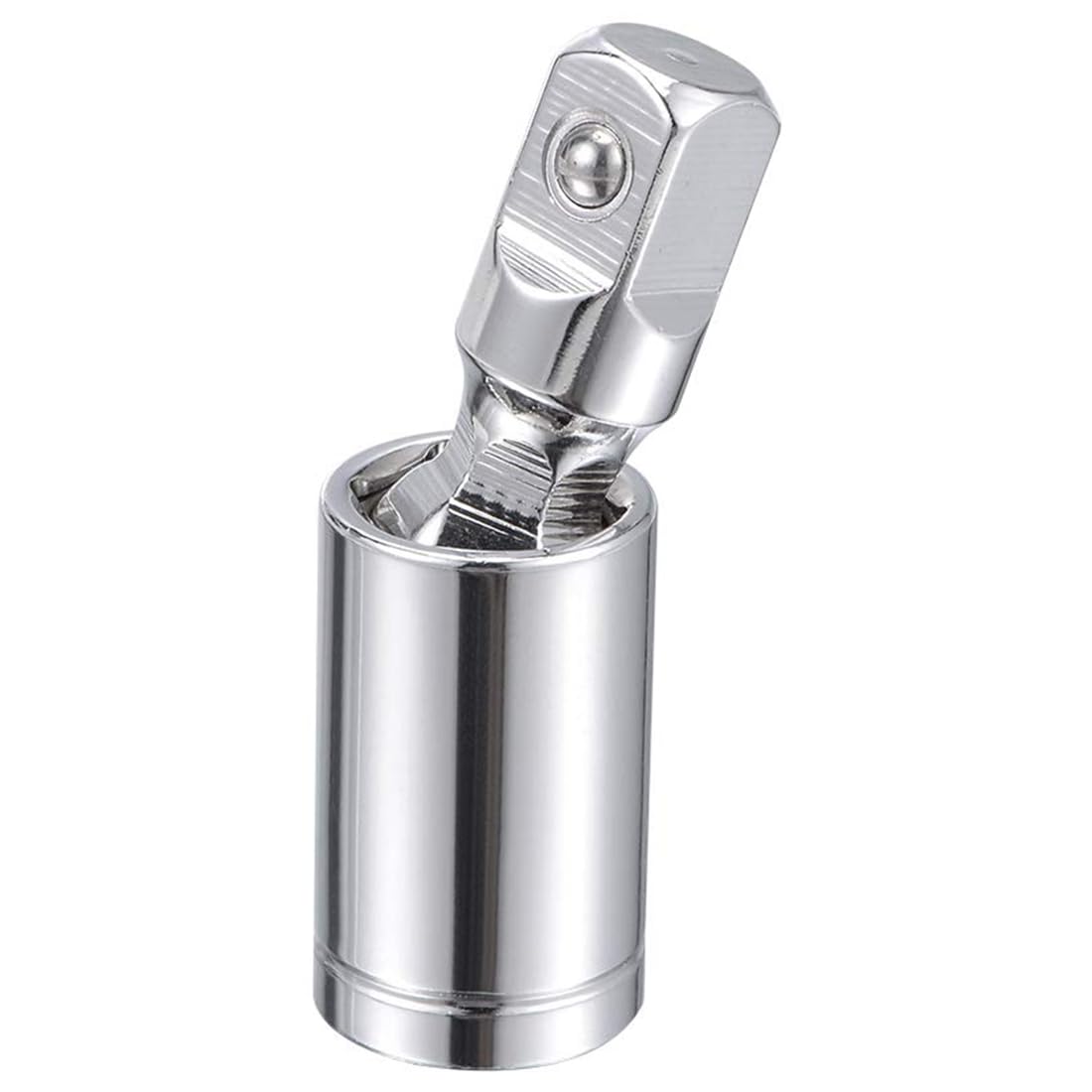 TA-VIGOR 3/8 Inch Drive Universal Joint Swivel Socket, Cr-V Steel Deep Socket Adapter with 360° Swivel Connection