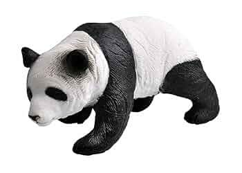 超リアルなパンダの置物 本物の様！ 全長約15cm 幅約8㎝　体重約180g Amazon.co.jp: 大型 オーナメント ジャイアント・パンダ 置物