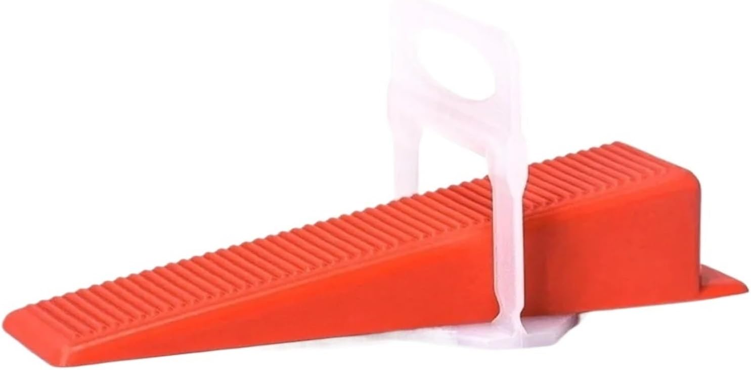 Tile Spacers 400pcs Thickened Ceramic Leveler Reusable Tile Spacers DIY Alignment Construction Tools(Red)