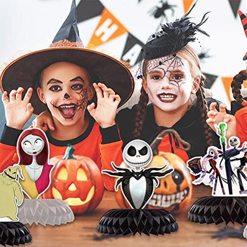 8Pcs Nightmare Party Decorations Honeycomb Centerpieces, Cartoon Themed 3D Table Decorations For Birthday Party #TOP5