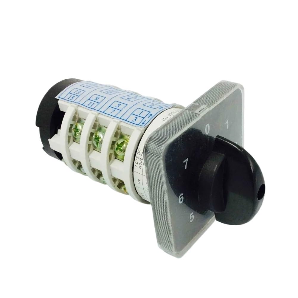 Amazon.com: NSIXSURIM 7 Position Rotary Switch 4 Phases 20A Manual