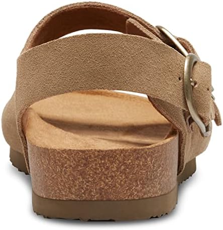 Eastland Men's Charlestown Sandal, Khaki Suede, 9 | Image 2