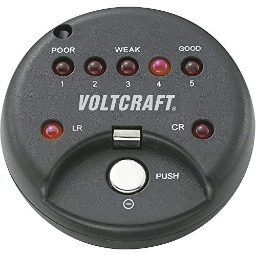 Preisvergleich Produktbild Batterietester VOLTCRAFT Geeignet für: Knopfzelle