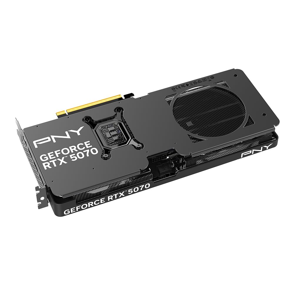 PNY Tarjeta Gráfica GeForce RTX™ 5070 12GB Slim OC Dual Fan 2-Slot