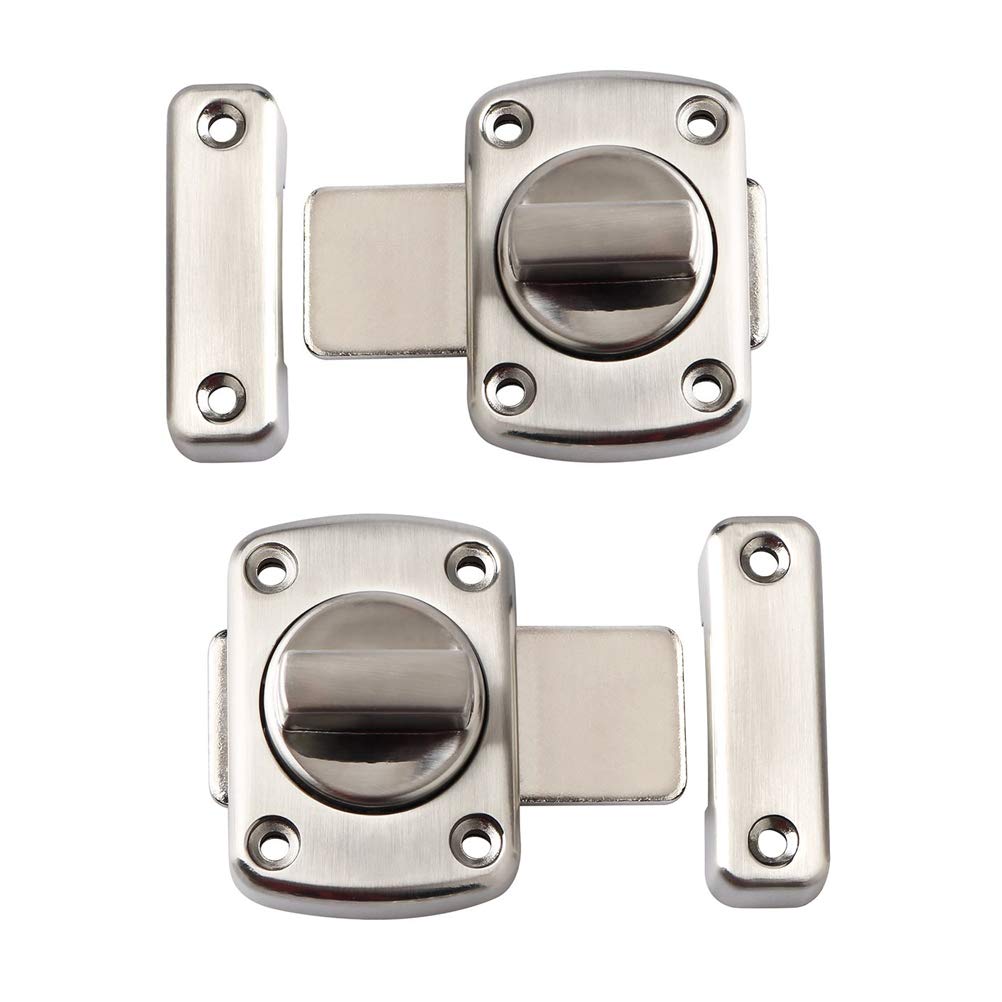 Buy (2 Pack) Rotate Bolt Latch Gate Latches Safety Door Slide Lock