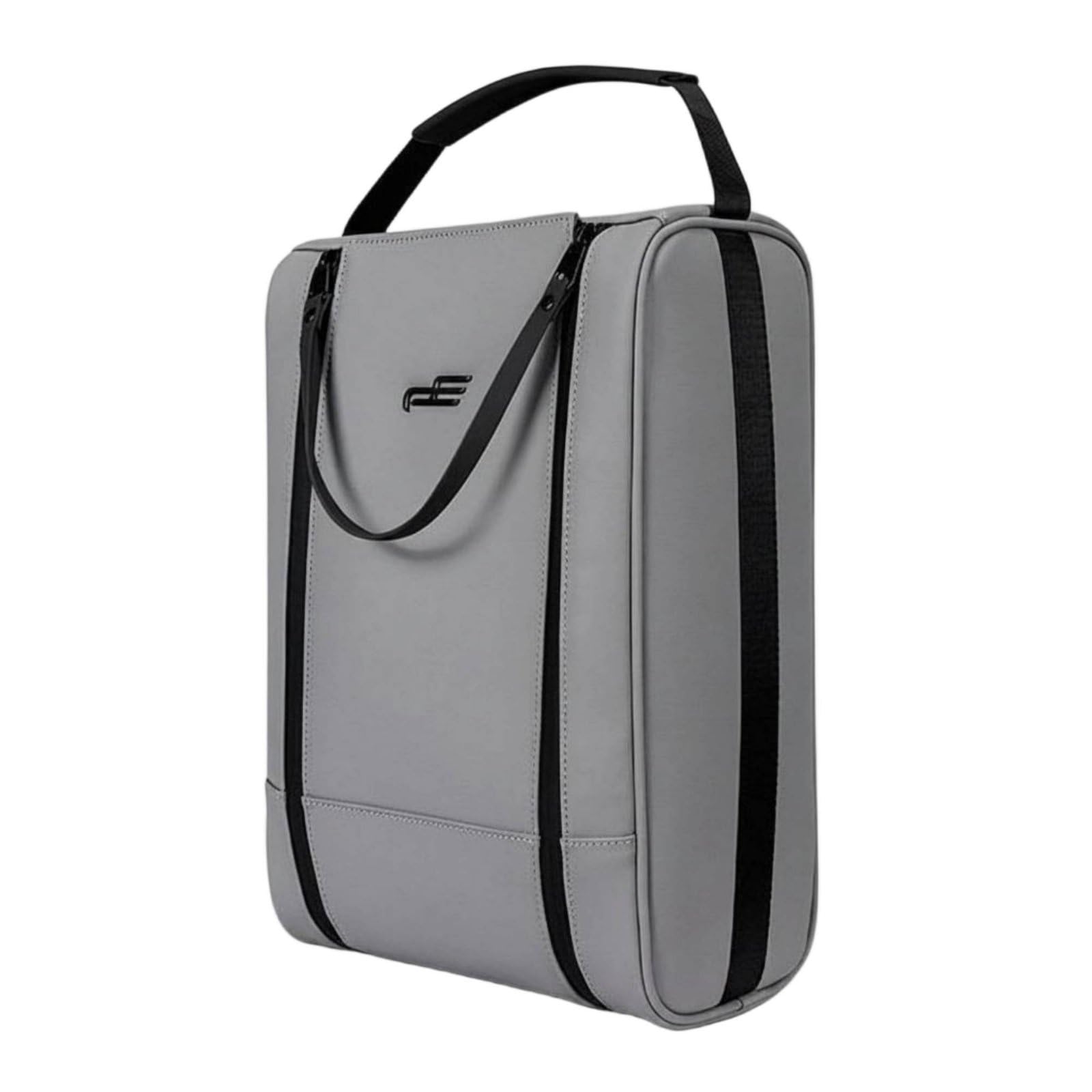 Golfschuh-Tasche Ultraleicht Golf-Schuhbeutel verstärkte Nähte Schuhtasche mit Griff für Golfplatz, Array, Grau