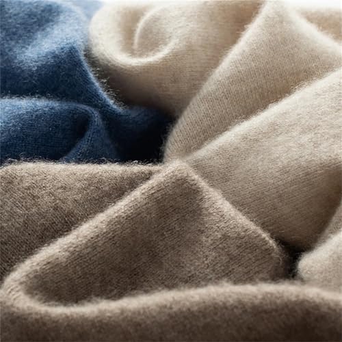 Soft Wool Sweater Mens Knit Pullover V Neck Slim Fit Lightweight Long Sleeves Jumper Top 5