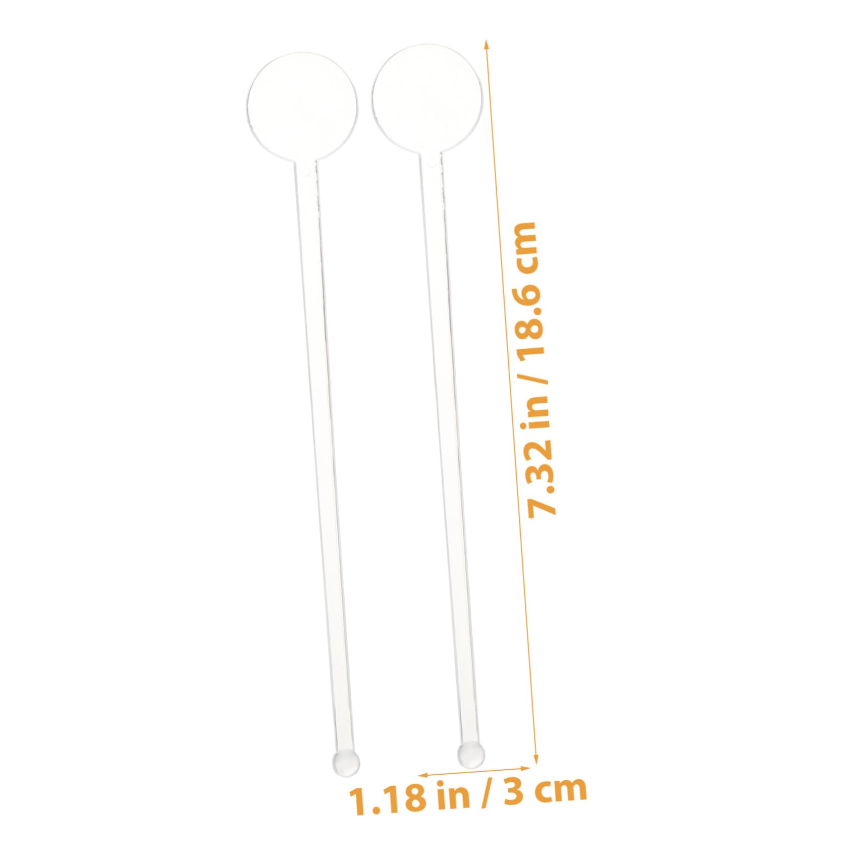 CIYODO 80pcs Swizzle Sticks for Bar Cocktail Stirring Sticks and Mixing Rods for Beverages Coffee and Mixed Drinks for Home Parties and Cafes