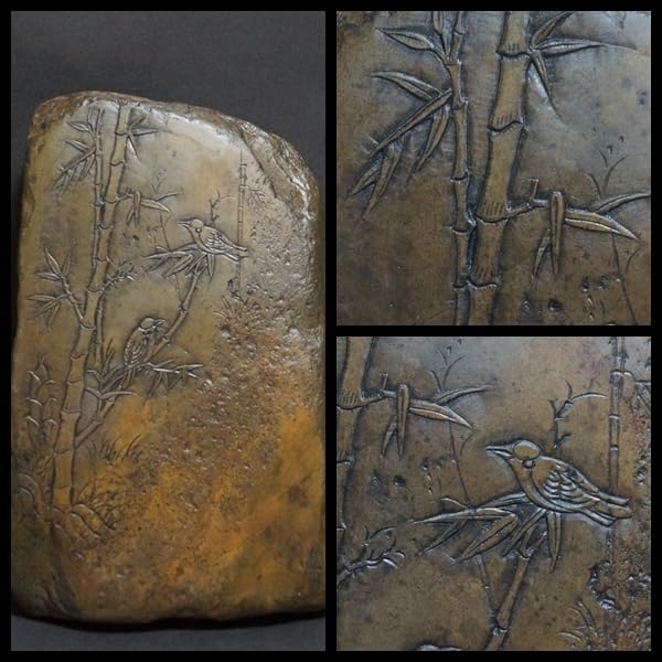 文箱 竹林七賢図天皇へ作品献上者の作品本朱漆塗り 本漆塗り 硯箱 本漆