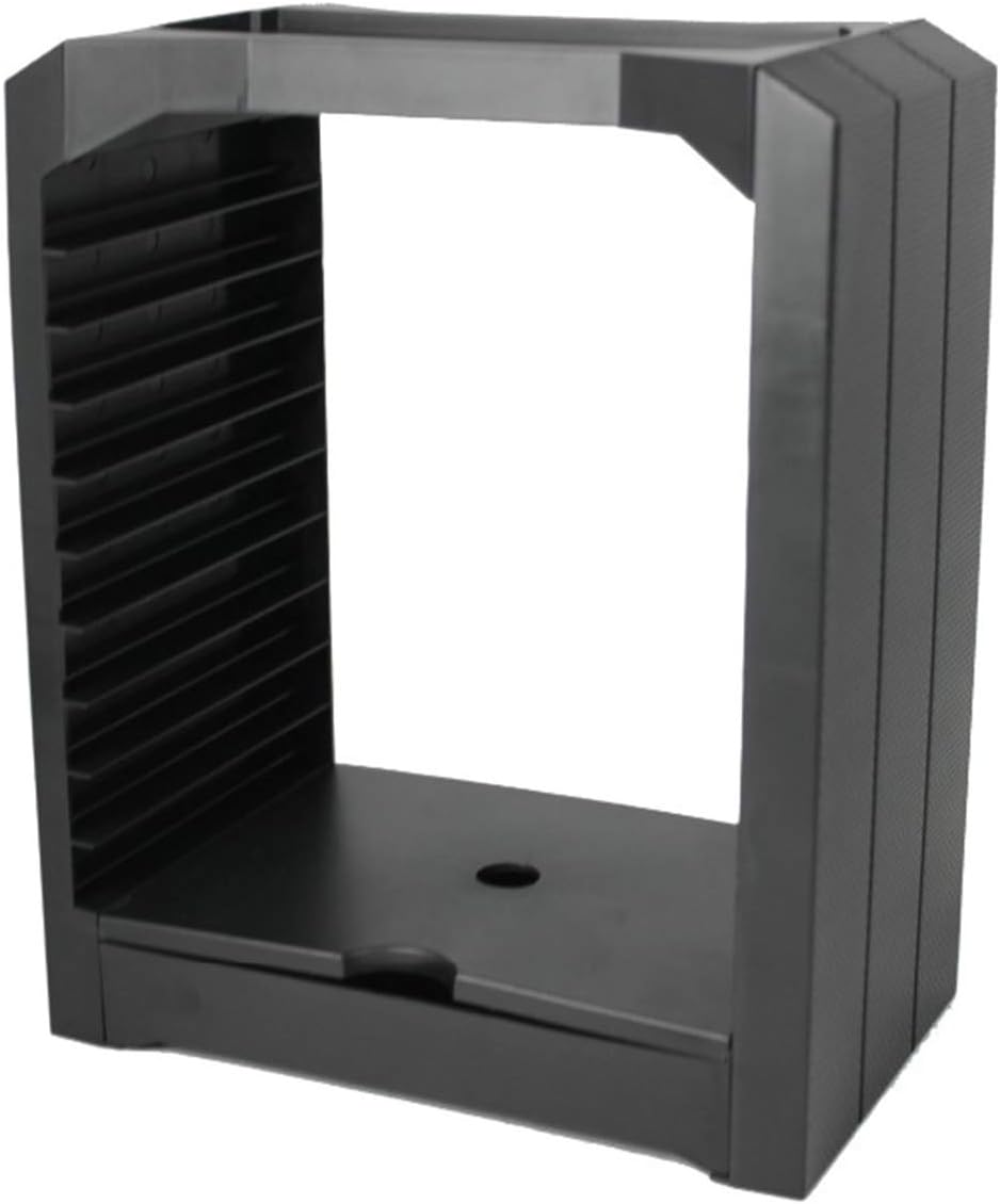 puseky Universal Game Disc Storage Showcase Tower 10 Games CD Holder for Playstation 4 PS4 Slim Pro Xbox ONE
