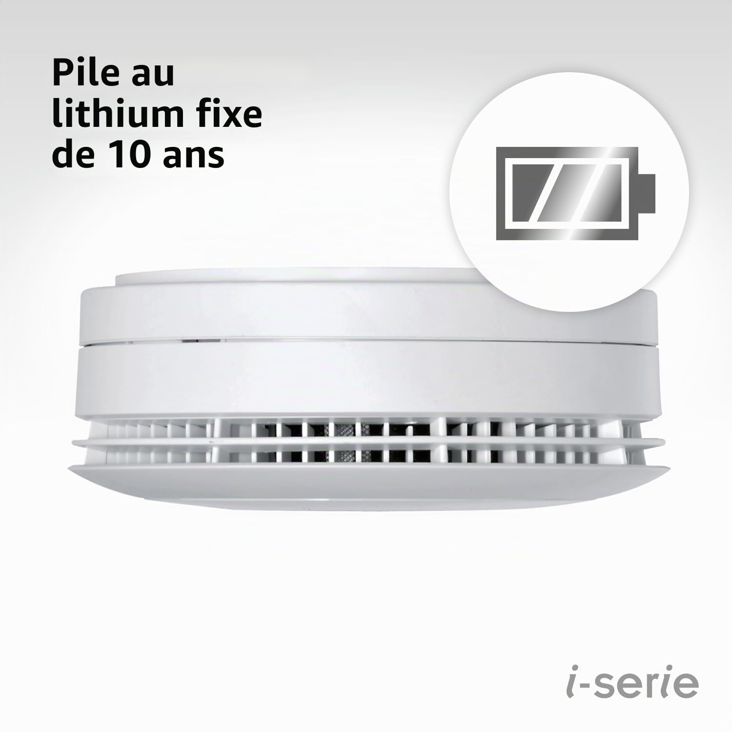 EI Electronics Smoke Detector, Set of 1, White EI650I