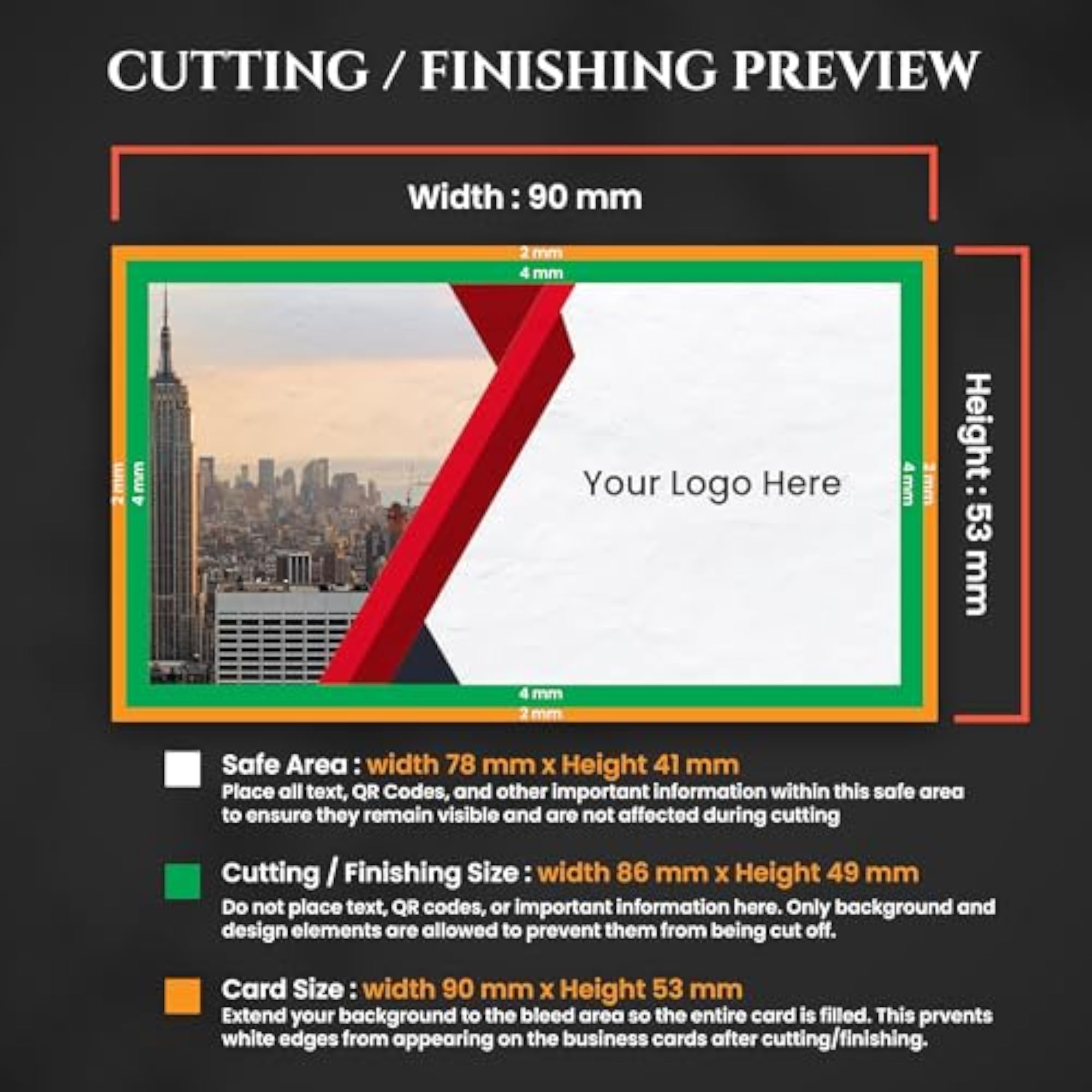Visiting Cards, 300 GSM, Matt Finish, Two Side Printing (200 Pcs)