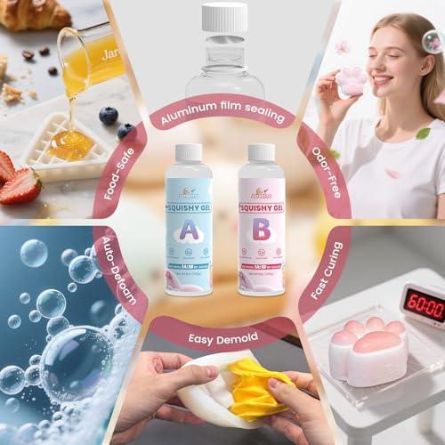 50% Off Jarezina 12 Pcs Taba Squishy Kit with Molds & Guide