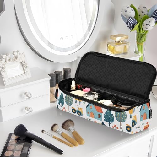Bolsa de viaje resistente al calor Farm Marble para herramientas de cabello, organizador portátil para planchas, rizadores y accesorios de cuidado capilar miniatura 7