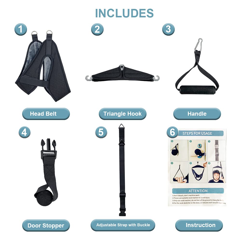 Buy Neck Traction Device for Neck Pain Relief Cervical Traction Kit