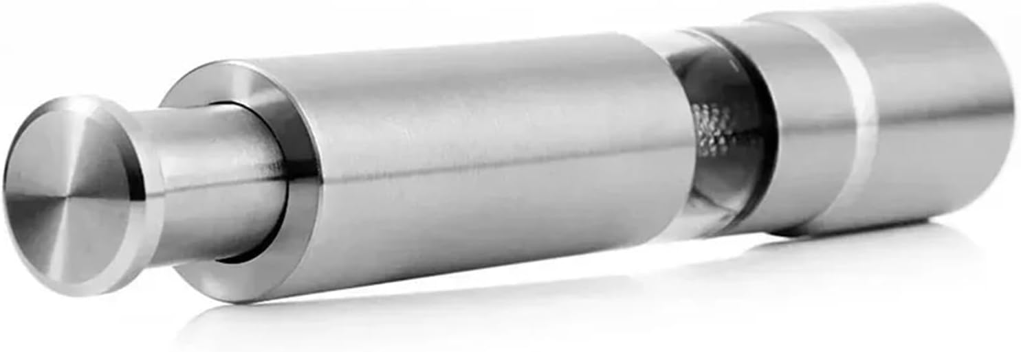 New Stainless Steel Thumb Push Spice Sauce Grinder Efficient Suitable Various Spices Such As Pepper And Salt