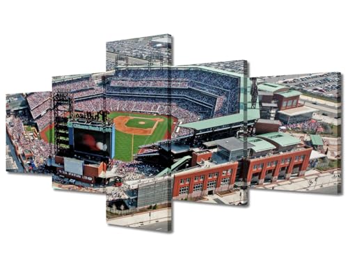 Décoration murale stade de baseball Philadelphie grand format pour salon et bureau moderne