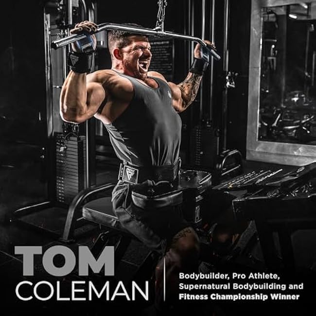 RDX Weight Lifting Hooks for Deadlifting (Pair) - 600Lbs Capacity - 8MM Neoprene Wrist Support Wraps - Grip Enhancer for Pull Ups Lat Pulldowns Rows - Adjustable Gym Workout Power Straps for Men Women