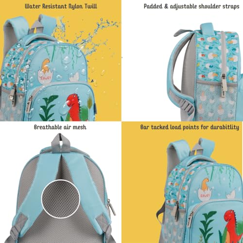 Image of VISMIINTREND Baby School Bag for Kids Boys /Girls, Small, Cute Preschool Backpack Bags for 2-5 year old, Casual, Picnic, Travel, 13 inch, 15 L, Birthday Gift for Kids, Customized, Water Resistant