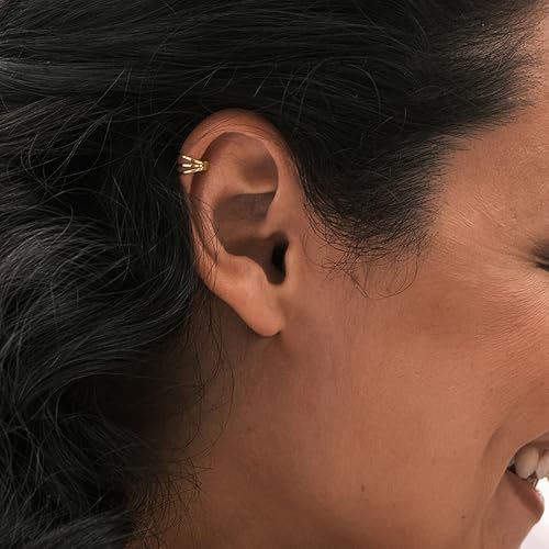 Ross-Simons 10kt Yellow Gold 3-Row Ear Cuff3