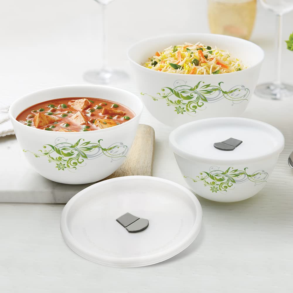 Buy Larah by BOROSIL Erba Set of 3 Mixing & Serving Bowls with