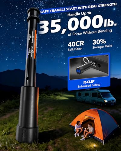 image for Orion Motor Tech Locking Hitch Pin, Fits 2