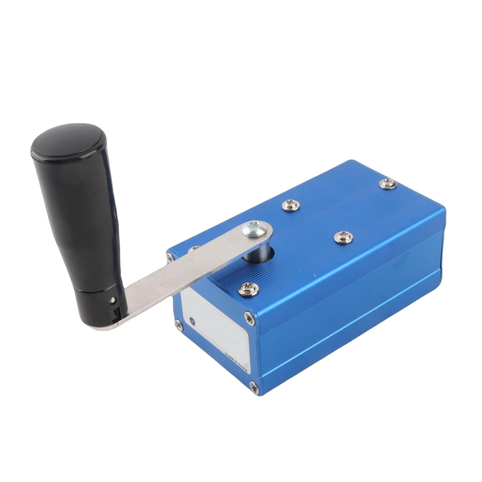 Generic Generador de Manivela Generador de Emergencia Portátil USB de Aleación de Aluminio Salida de 3 W a 4 W con Lámpara COB para Acampar Al Aire Libre Corte de Energía Uso de Emergencia