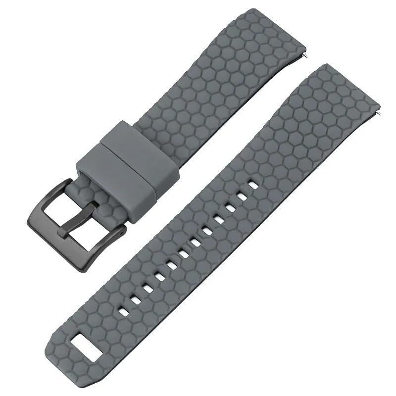 Bracelet sport silicone 22mm bicolore pour vos entraînements quotidiens