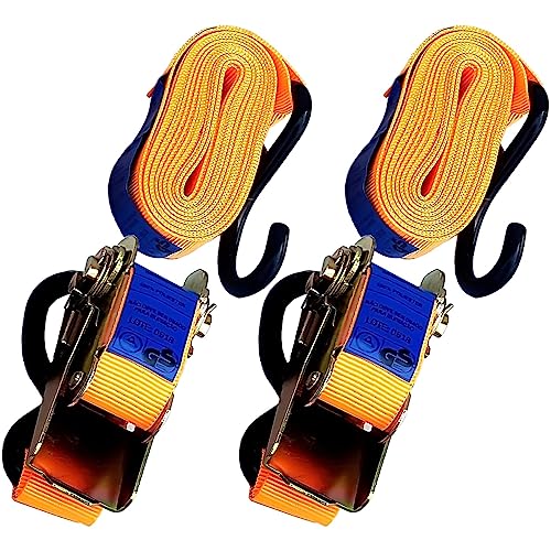 Kit 2x Cinta Catraca Amarração de Cargas 800Kg CitySafe